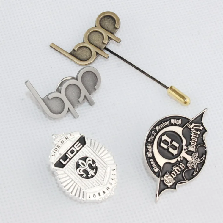 customized design logo brooch pin