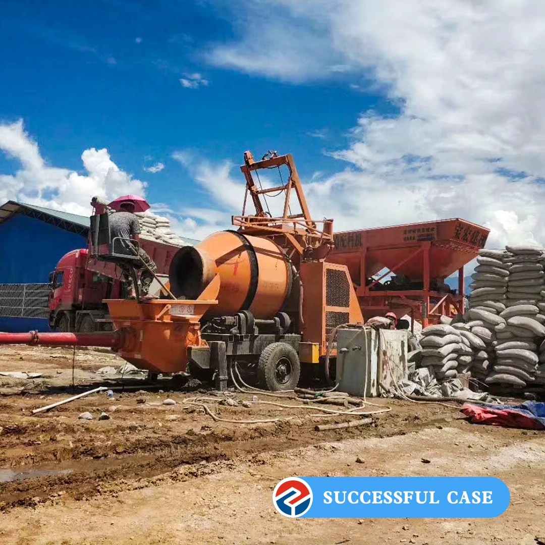 Бетонный цементный смеситель Грузовик миномет с насосом в Индии цена