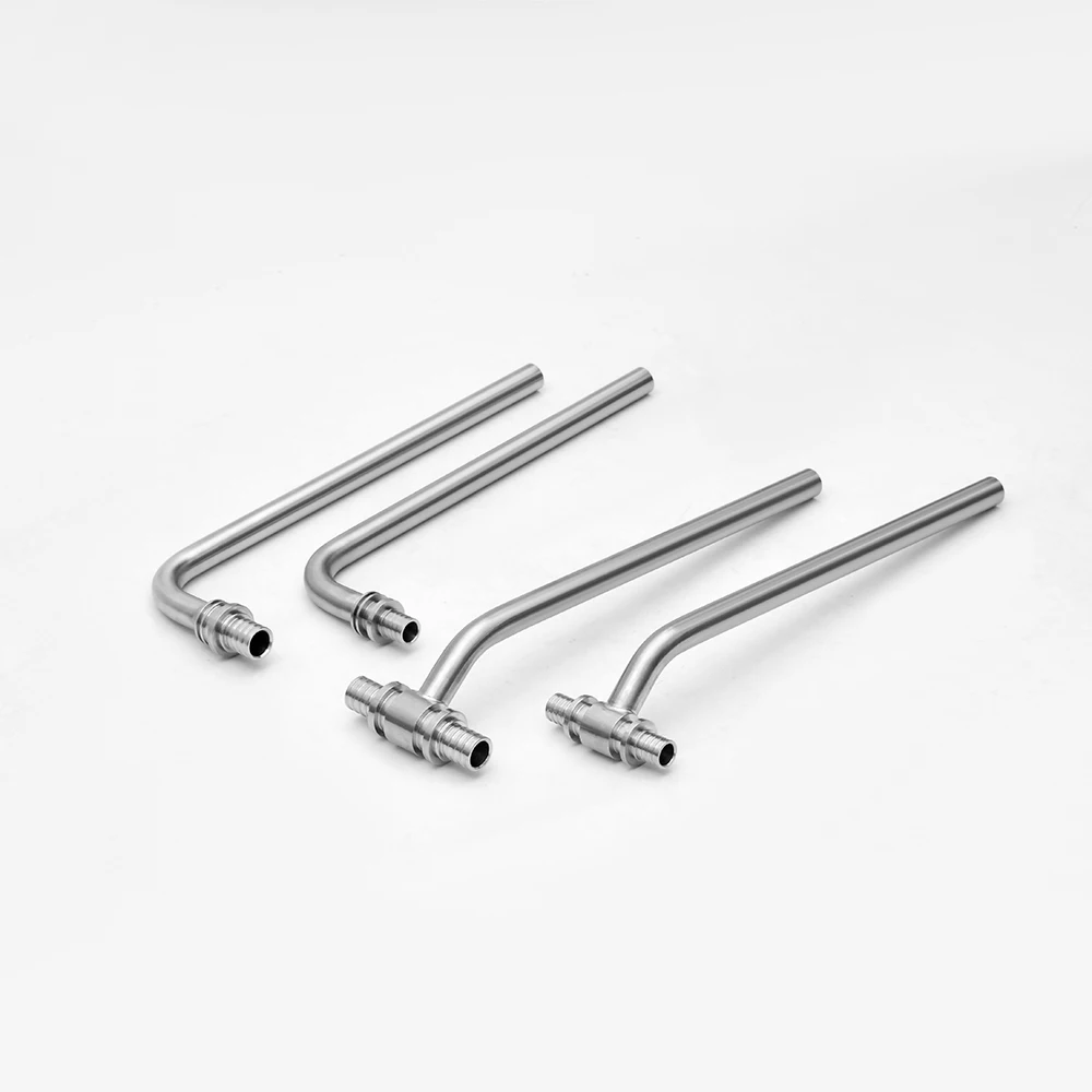 SANIPRO High Quality Stainless Steel T Tube 16mm SS304 Radiator Pipe Fittings for Heating System