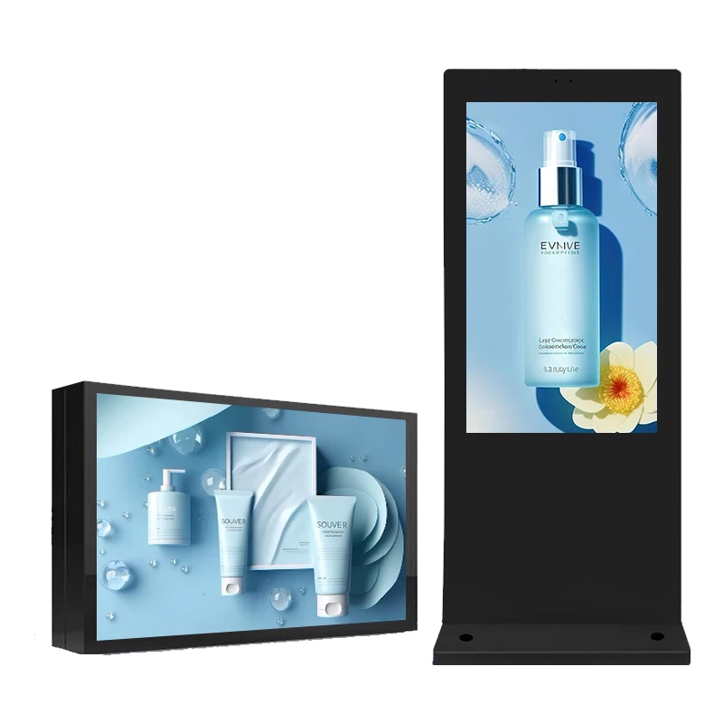 Hdmi Customizable Widescreen Vertical Lcd Kiosk Outdoor Floor Standing Capacitive/Infrared Touch Screen Ads Player
