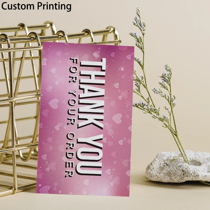 Factory Low Price Wholesale High Quality Thank You Card Small Businesses Paper Cards
