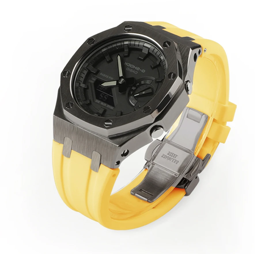  Горячая продажа GSHOCK GA-2100 Gen 3 ремешок для часов резиновый корпус из нержавеющей стали ободок