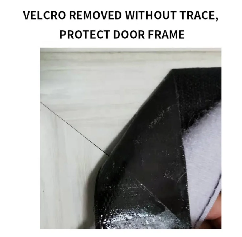 Fiberglass flame retardant mosquito-repellent door curtain summer curtain screen mesh magnetic sand door