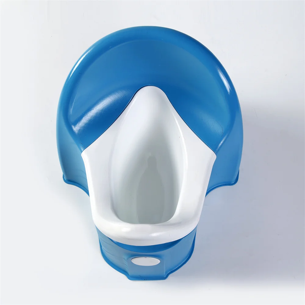 Multifunction Plastic Blue Baby Toilet Training Potty Training Chair Seat Baby Potty Seat with Urinal and Lid