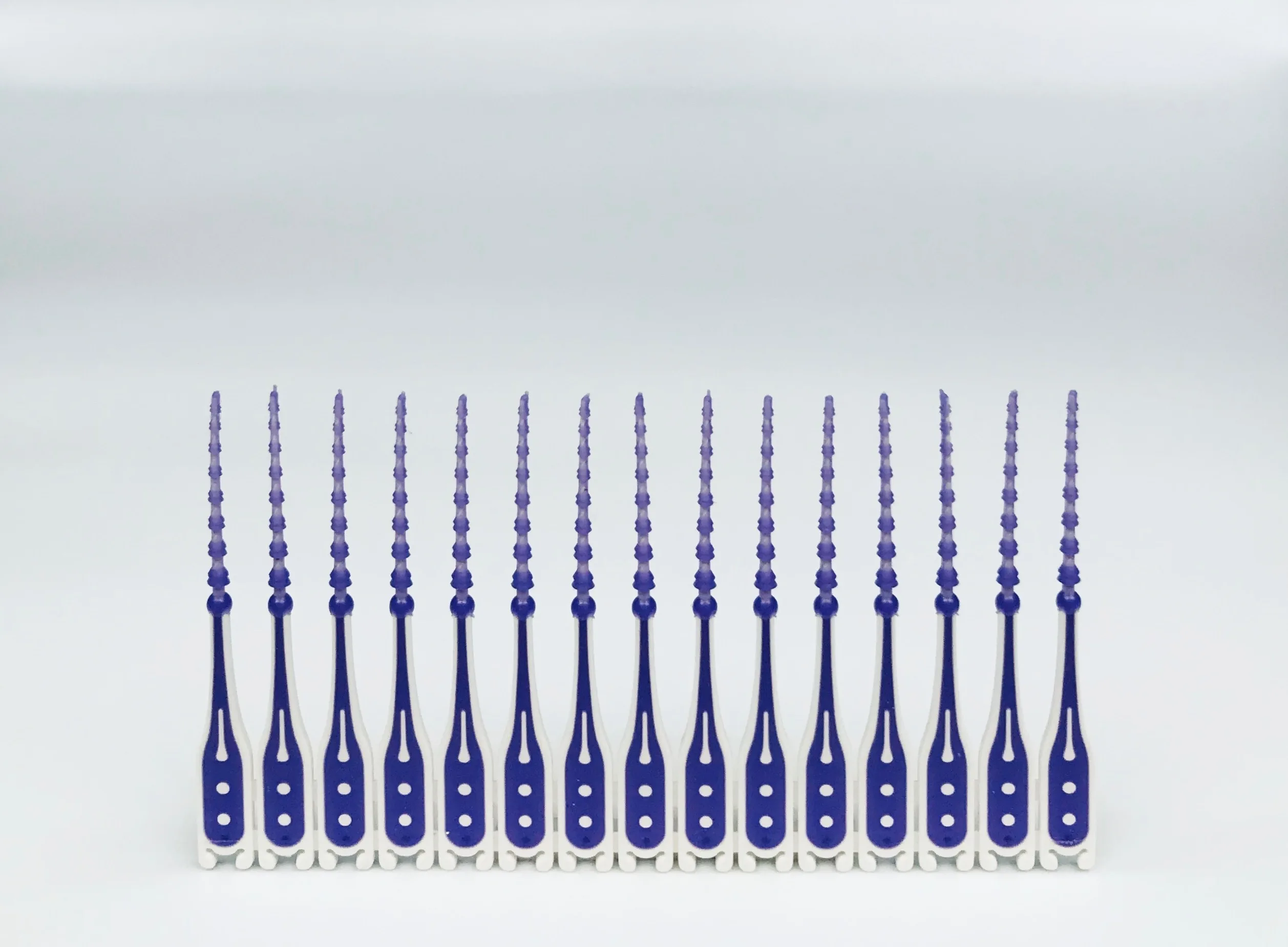 
Factory price with high quality multinational invention patents dual action soft pick rubber interdental brush 15 pcs-connected 