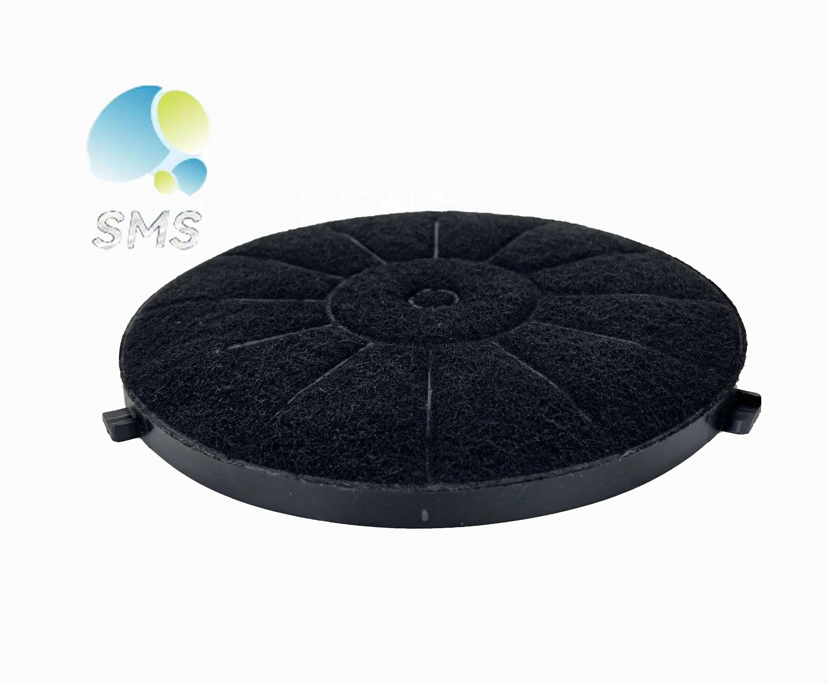 kitchen cooking round activated charcoal chimney filter for range hood