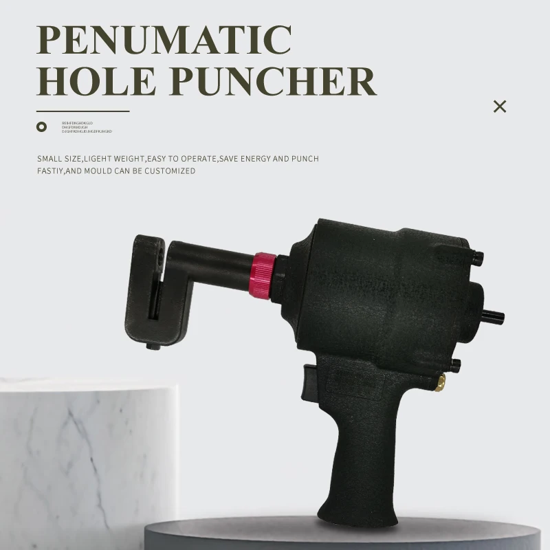 Industrial Air Hole Puncher Pneumatic Hole Opener Punch Flange Tool Deep Metal Hand Punching Gun Machine for Decoration