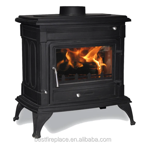 freestanding wood  stove 14kw cast iron fireplace