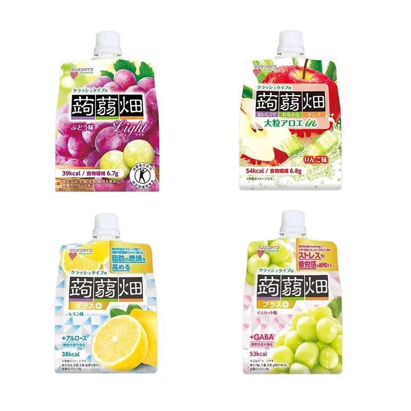 Оптовая продажа 150 г/мешок нежирный японский фруктовый Желейный напиток безалкогольный сок