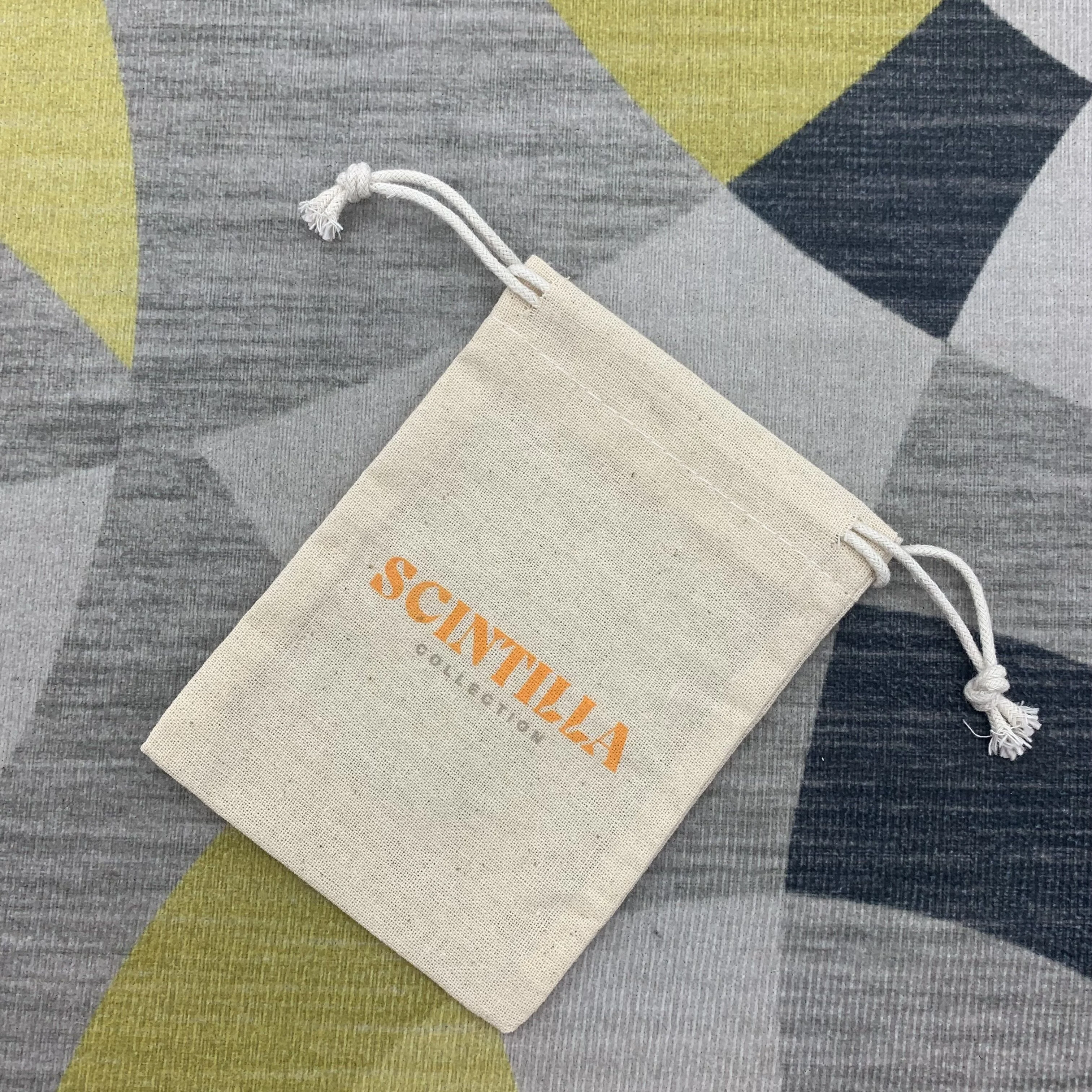 Eco Friendly Products Cotton Deodorant Packaging Pouch Bag With Logo Print