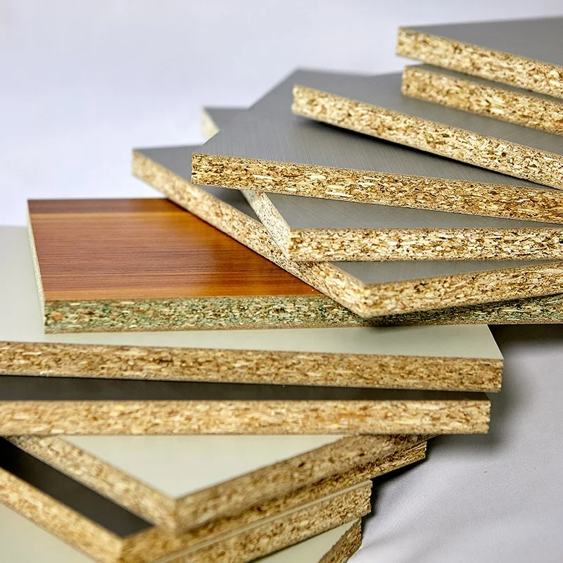 High Quality E1 Chipboard Plain Flakeboards 9mm 12mm 15mm 16mm 18mm 25mm White Melamine Particle Board