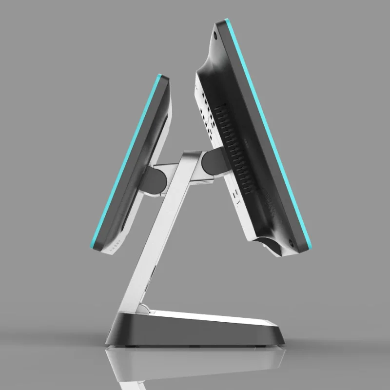 POS Machine 15.6 inch Dual Screen Restaurant Coffee Shop POS Mesin Kasir Maquina Impresora Pos