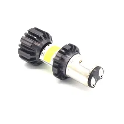 H4 LED Moto H6 BA20D LED Motorcycle Headlight Bulbs 8 Sides COB White 6000K Hi Lo Lamp Scooter Accessories Fog Lights 12V