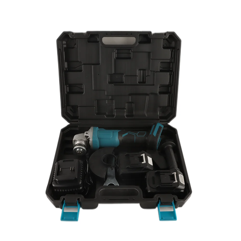 Professional 100mm Angle Grinder Electric Brushless Grinding Machine Cordless Lithium Battery Mini Angle Grinder