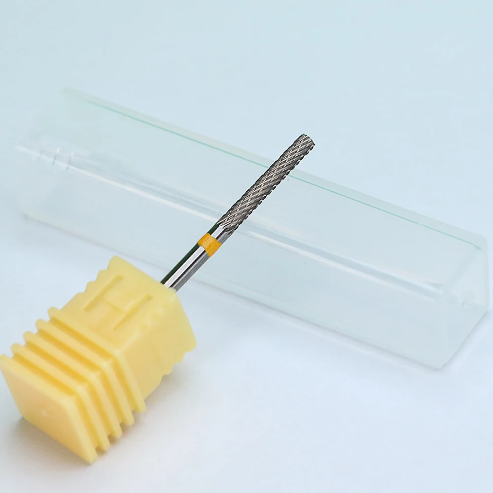 High Tooth Speed  Nail Drill Bit Gel Polishing Bits Tungsten Cuticle For Electric Nail Drill