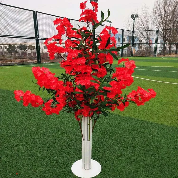 New Artificial Wedding Tree Floor Centerpieces Decoration Bloom Fake Flower Trees