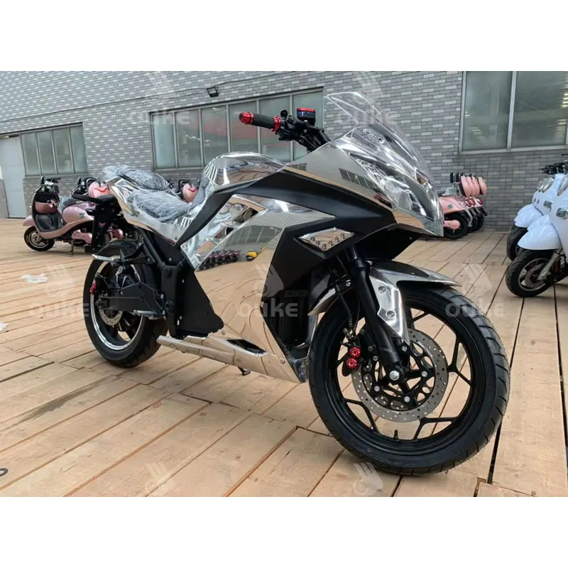 20000w power 72v 120ah lithium battery black color electric motorcycle for Canada