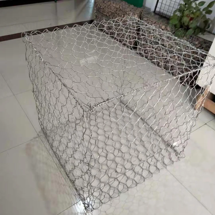 Direct factory good price 6x8 8x10 10x12 12x15 2.7x3.4 2.4x3.0 hexagonal wire mesh grey green pvc coated gabion basket price