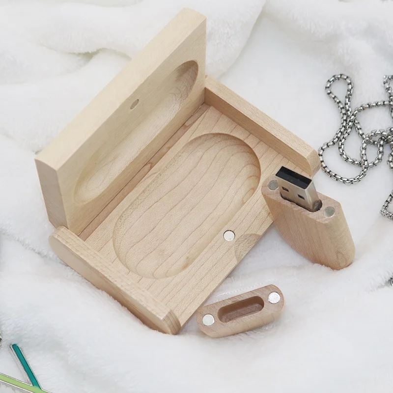 Usb флеш-накопитель с логотипом на заказ креативный из кленового дерева коробкой 8 ГБ 16 32