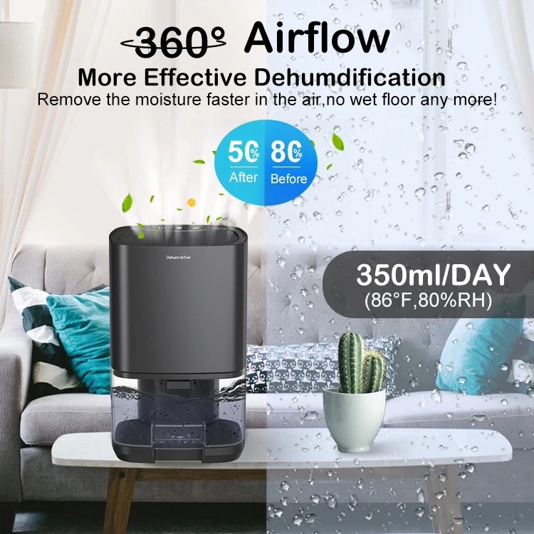Portable Small 1L air Dehumidifier Home Smart Mini Machine
