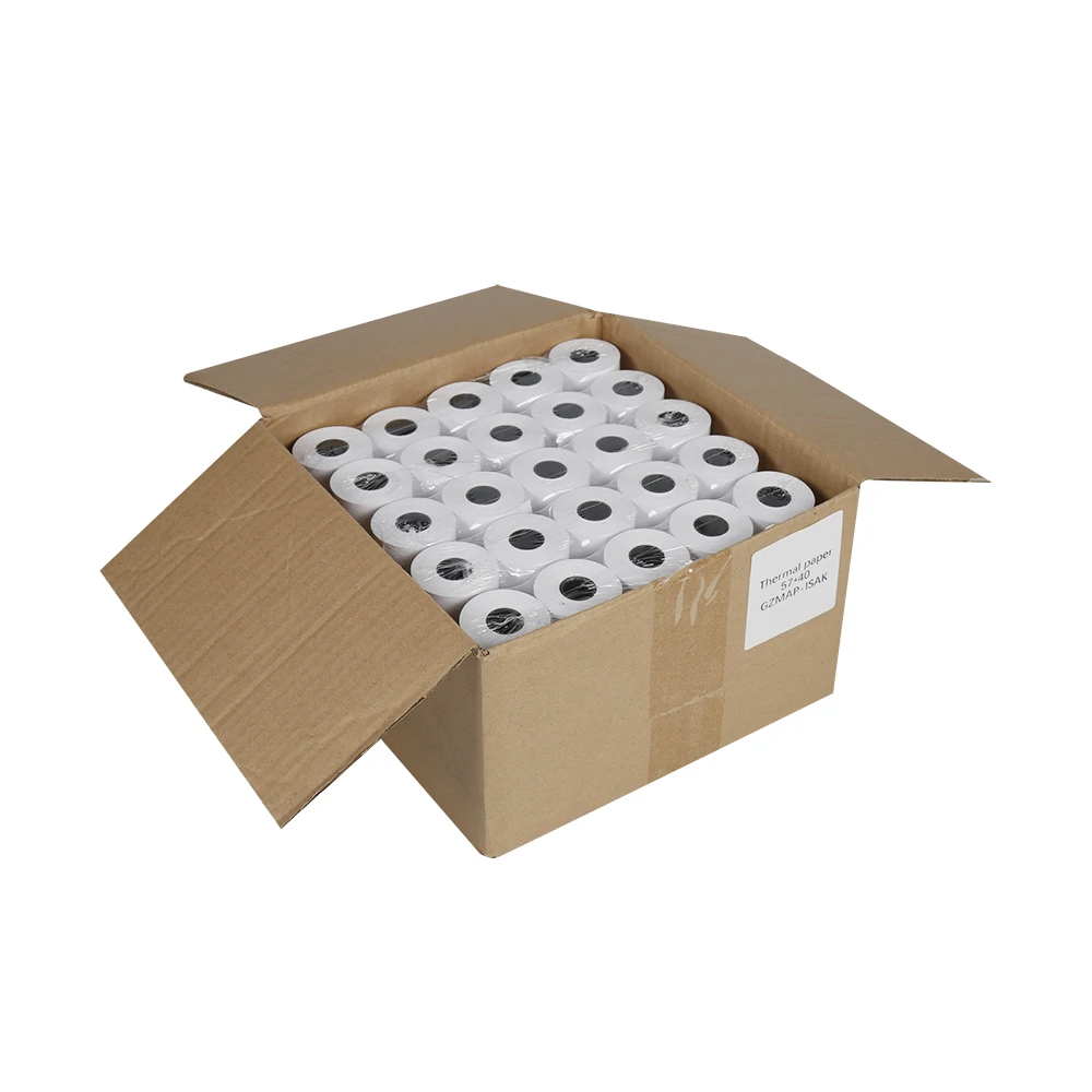 Тепловые рулоны для получения кредитной карты класса 2 1/4 25x85 дюймов бумага калькулятора добавления машины