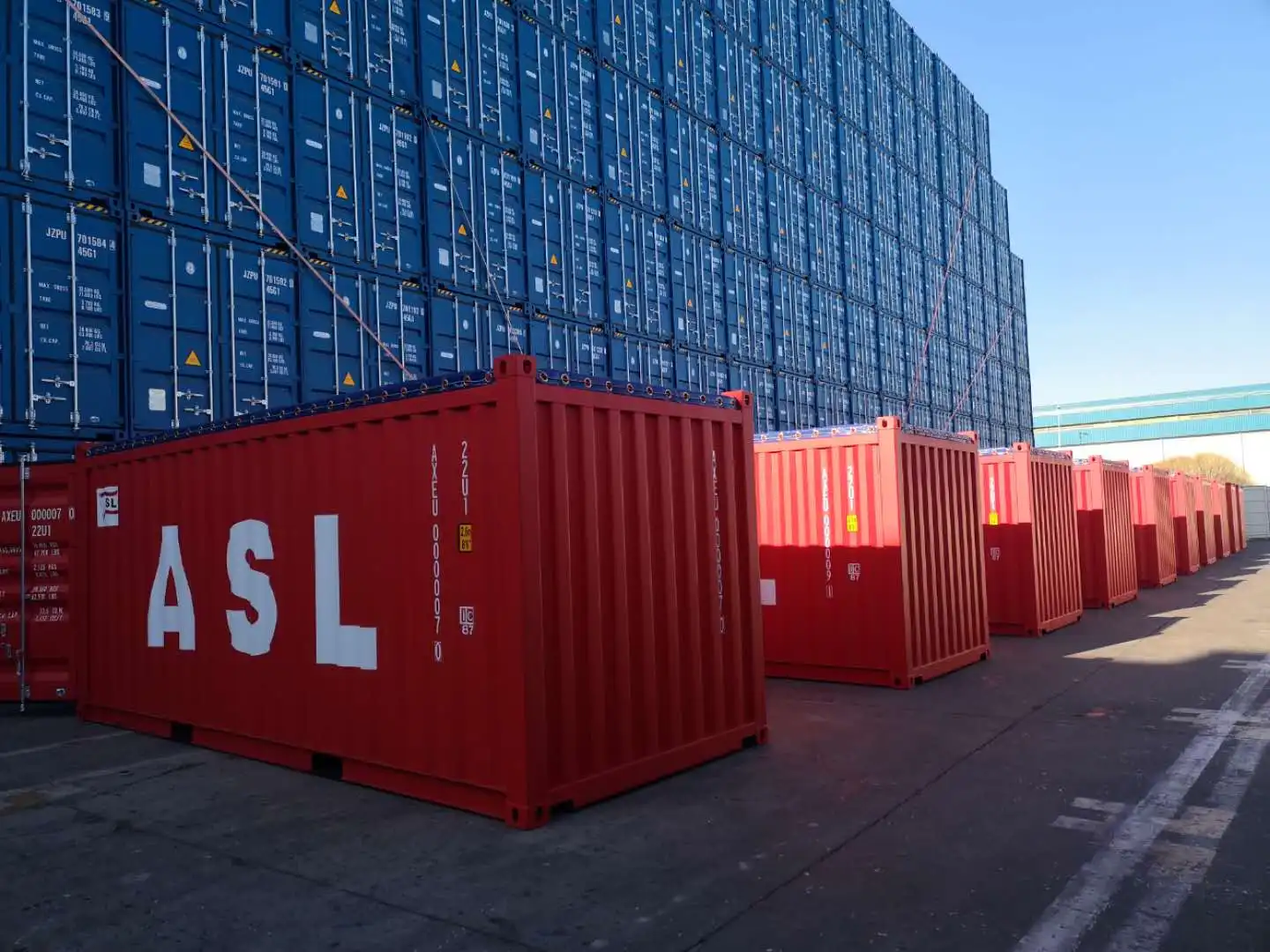 
20GP Soft Open Top container with tarpaulin 