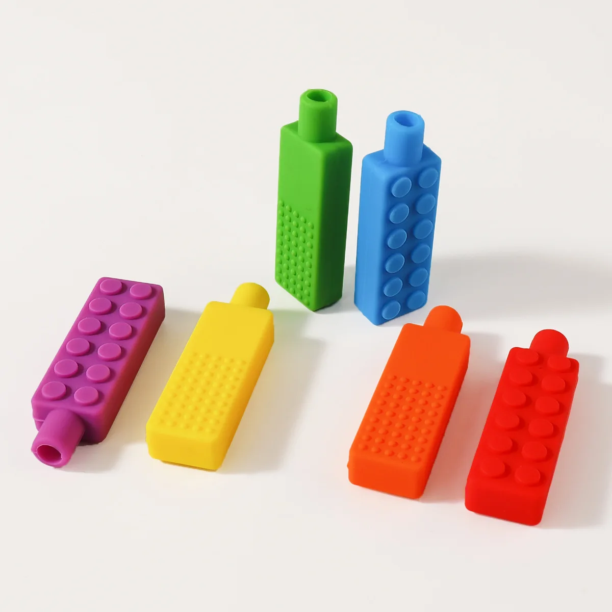 New baby silicone teether bite glue teether stick baby bite toy