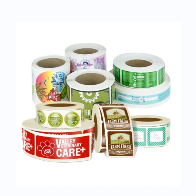 Wholesale Custom Design and Printing Food Packaging Self Adhesive Honey Jar Bottle Label Sticker Private Label for Honey