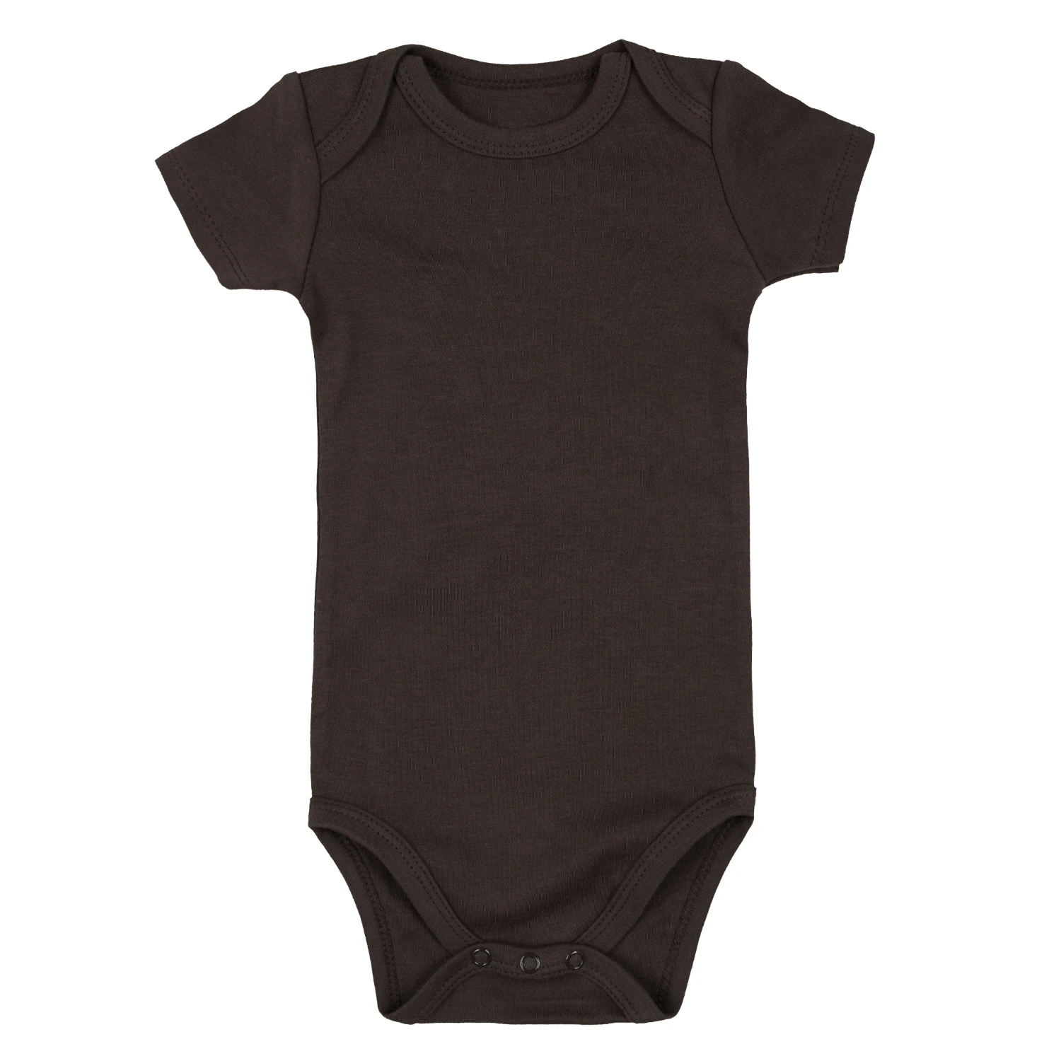 Factory MOQ OEM Custom 0-24 Months Kids Clothing Baby Clothes Cotton Baby Romper Newborn Wholesale Black Baby Bodysuit