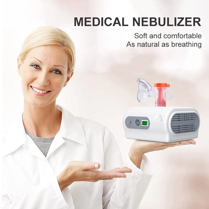 Amazon Hot Sale Portable Nebulizer Compressor Home Use Travel CVS Nebulizer Similar Omron Piston Nebulizer