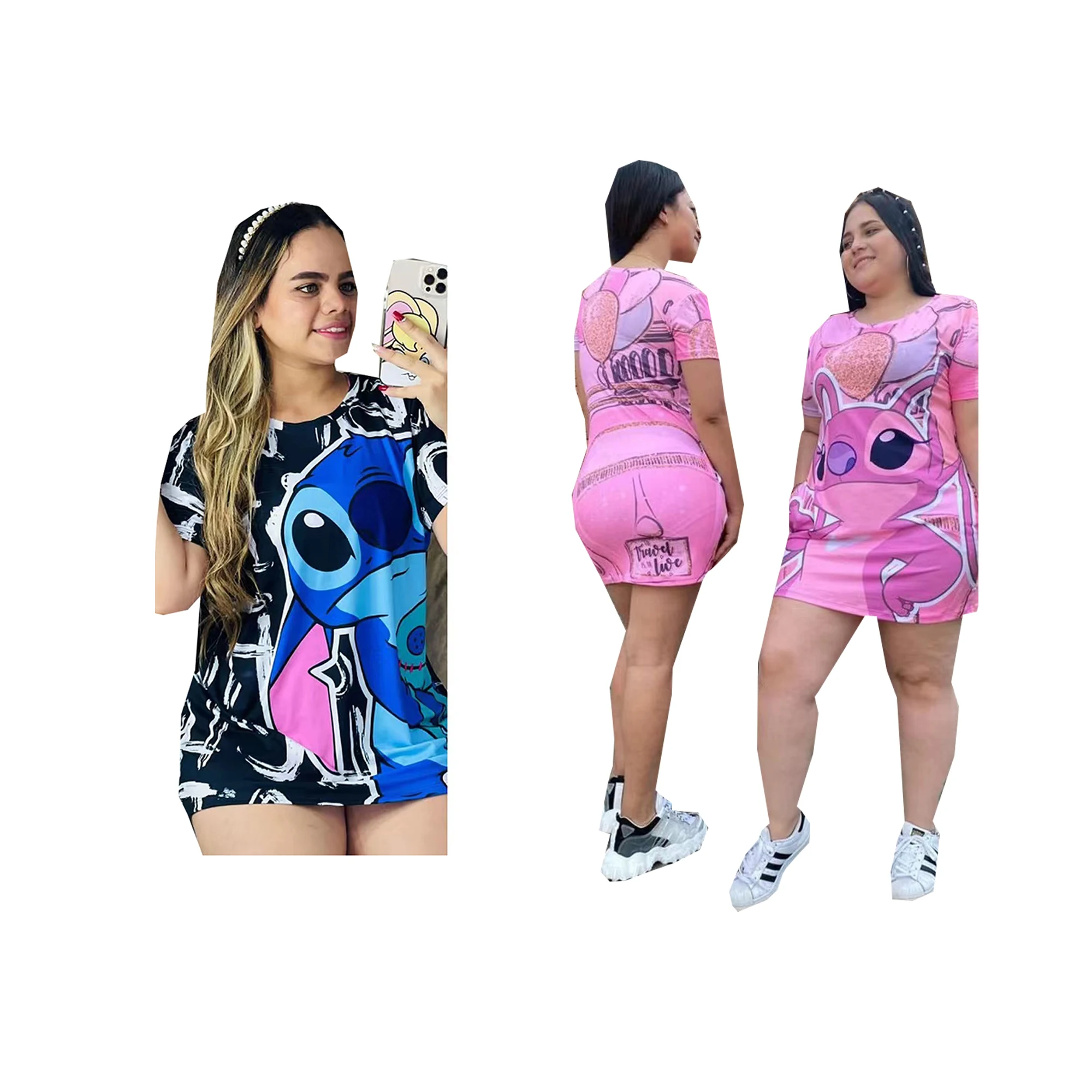 Angie Stitch party elegant one-piece dress ladies sexy floral outfit dress