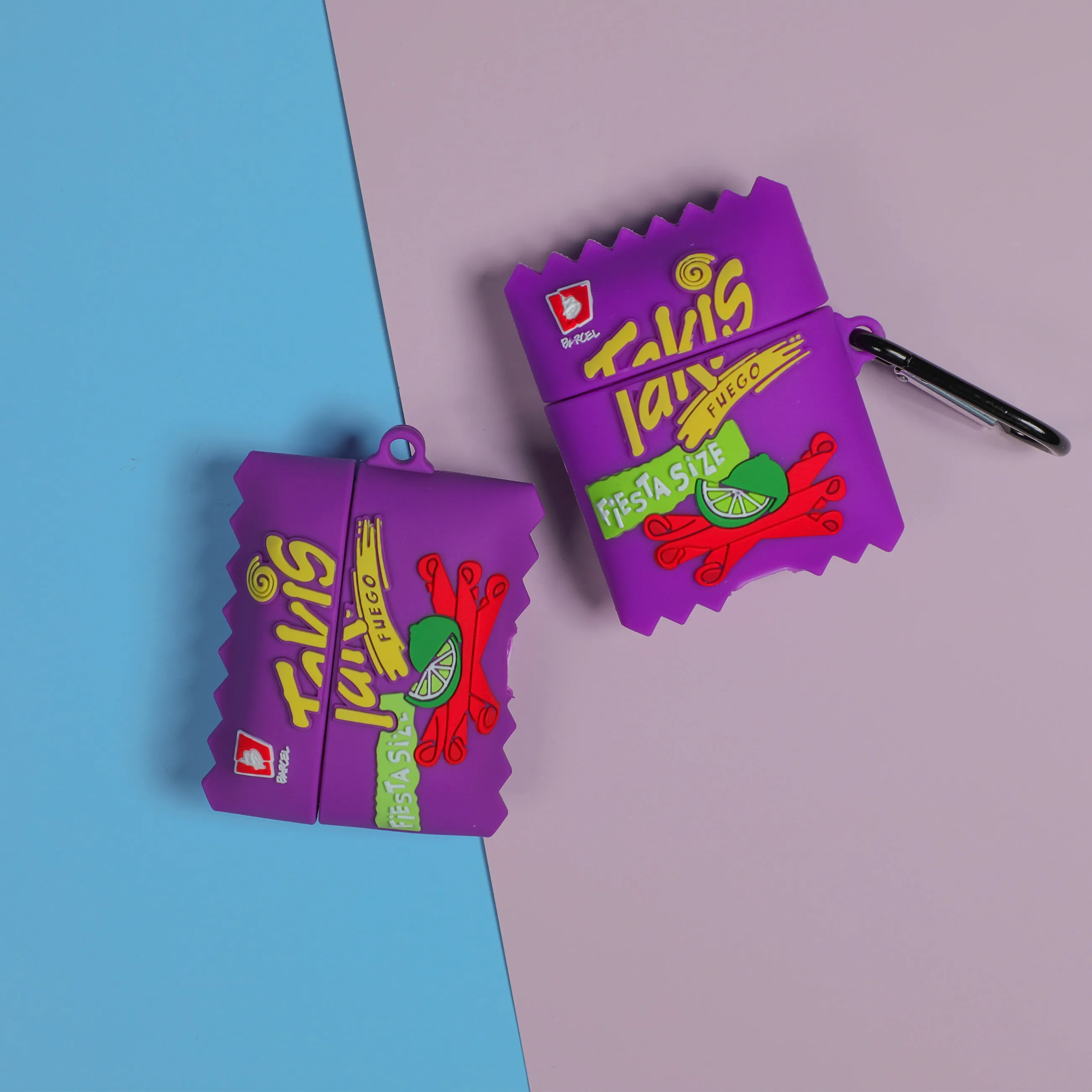 Gemfits Pack Candy for Takis Potato Chips For Airpods case, Cute 3D Cartoon Funny case for airpod 2