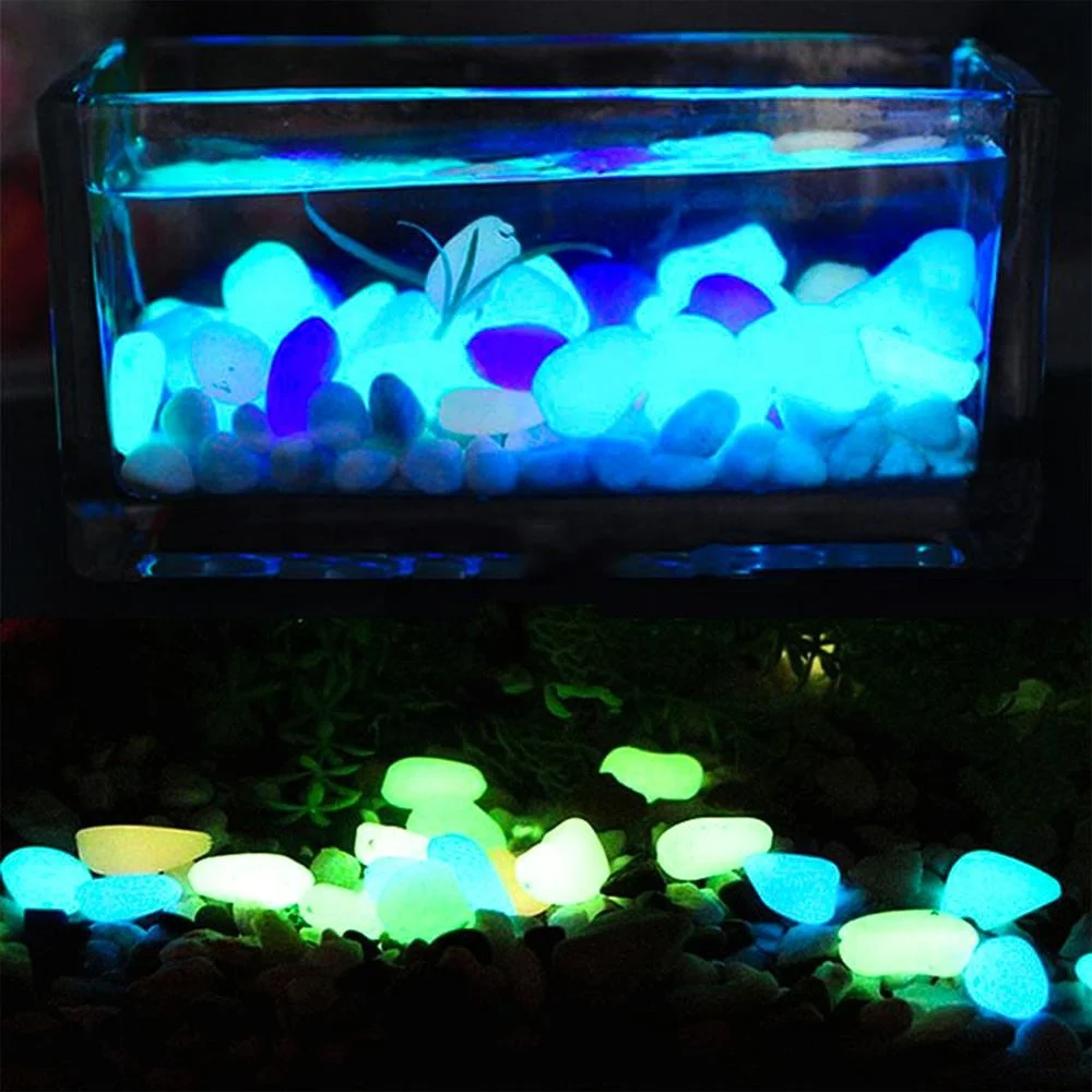 ish Tank Glow Stone for Fish Tank Accessories Turtle Tank Accessories Decorations,Aquarium Pebbles,Fantastic Garden or Yard