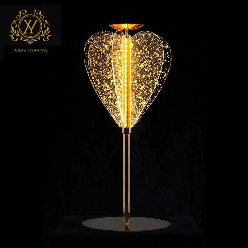 Tall Metal Flower Stand Luxury Crystal Wedding Centerpieces Hollow Spiral Flower Stand for Wedding Table Decoration