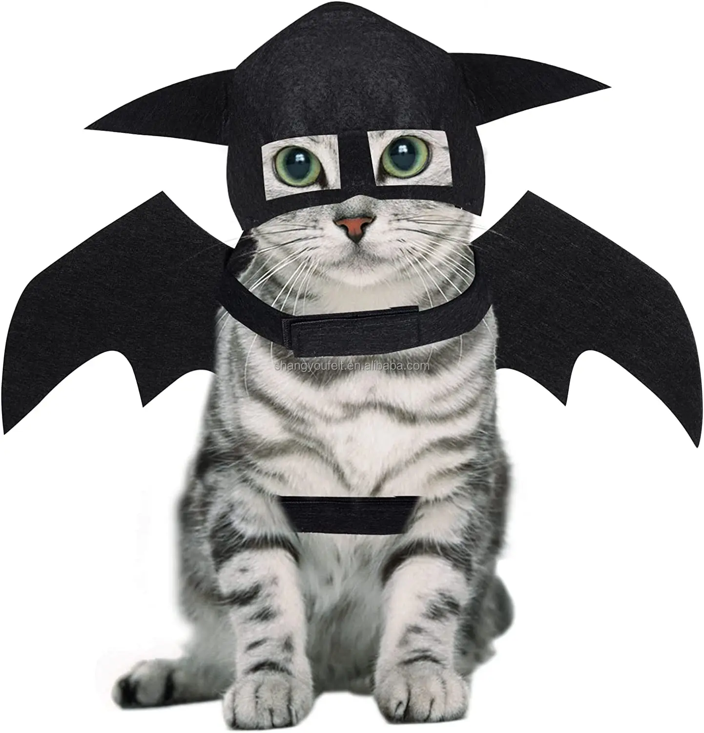 Pet Cat Bat Wings And Mask  Pet Costume For Halloween Party Pet Wings For Halloween