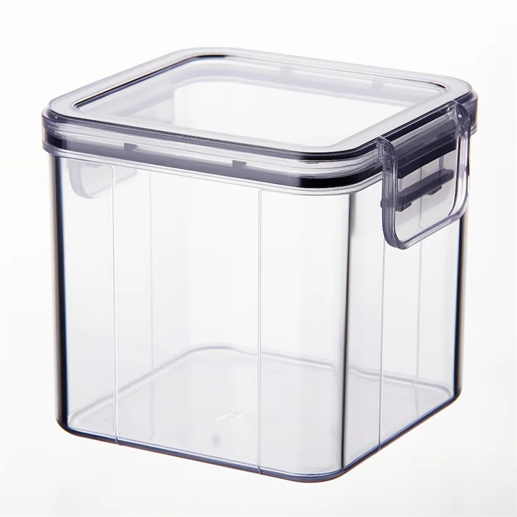 Airtight Pet Plastic Kitchen Fridge Refrigerator Organizer Cabinet Freezer Pantry Storage Container Bins And Boxes With Lid