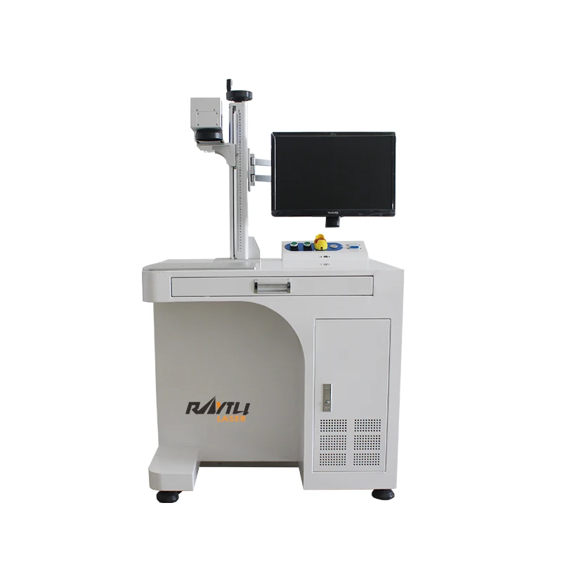 Max Raycus 20W 30W 50W 100W Fiber Laser Marking Machine Max Uv 5W Marking on Metal and plastic