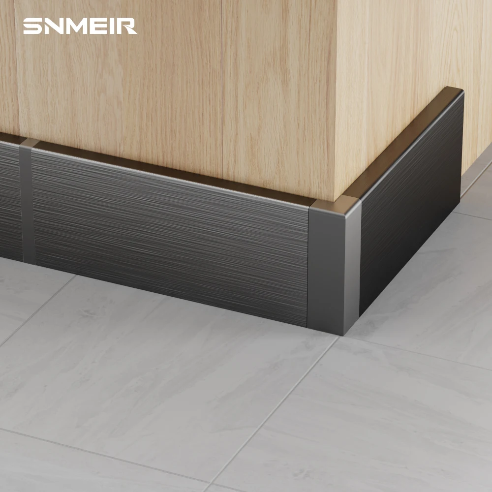 Senmry Skirting Profiles Metal Stainless Steel 304 Skirting Board Flooring Accessories And Decorative Stainless Steel Skirting