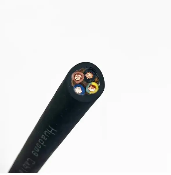 Flexible horn7f h07m-f rubber 2 3 4 core sheath power cable