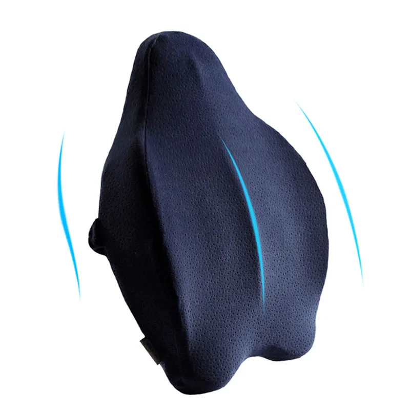 Дышащий женщин офис и автомобиль пены памяти талии подушки