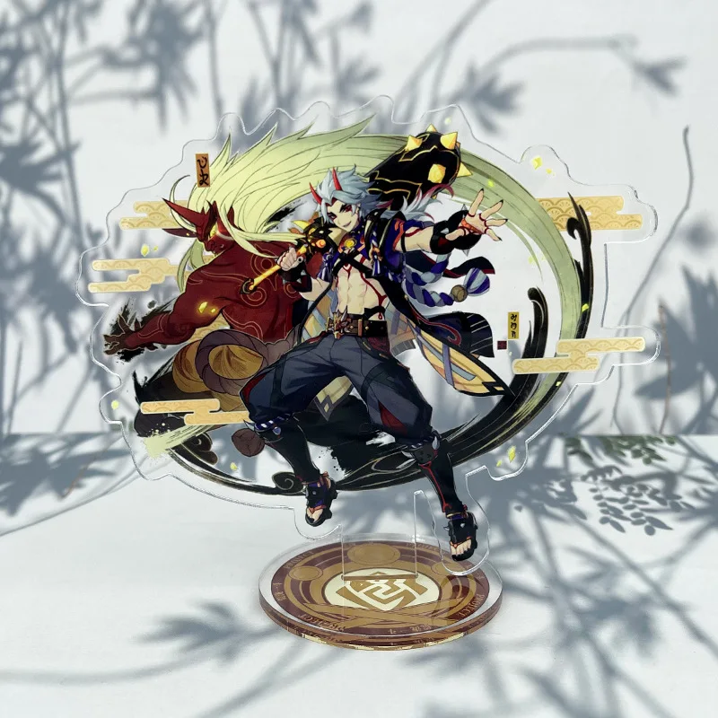 16CM Ornaments Genshin Impact Vision Arataki Itto Shenhe Yunjin Original God Acrylic Personality Stand Top Selling Cheap Model