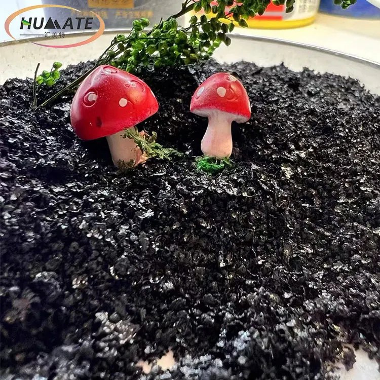 Ningxia Humate удобрение гуминовой кислоты 95%-100% водорастворимый калий ГУМАТ более 65% хлопья гуминовой кислоты