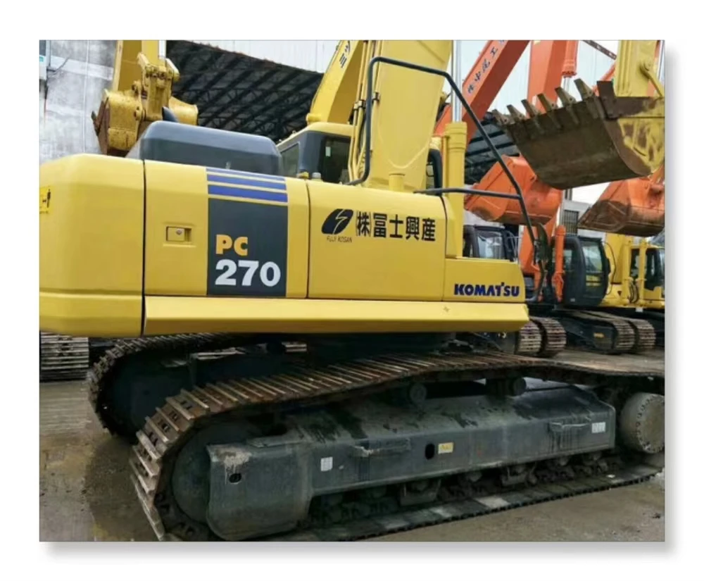 durable second-hand KOMATSU Excavator PC270 Komatsu used digger PC270-7 crawler hydraulic good quality pc270 for hot sale