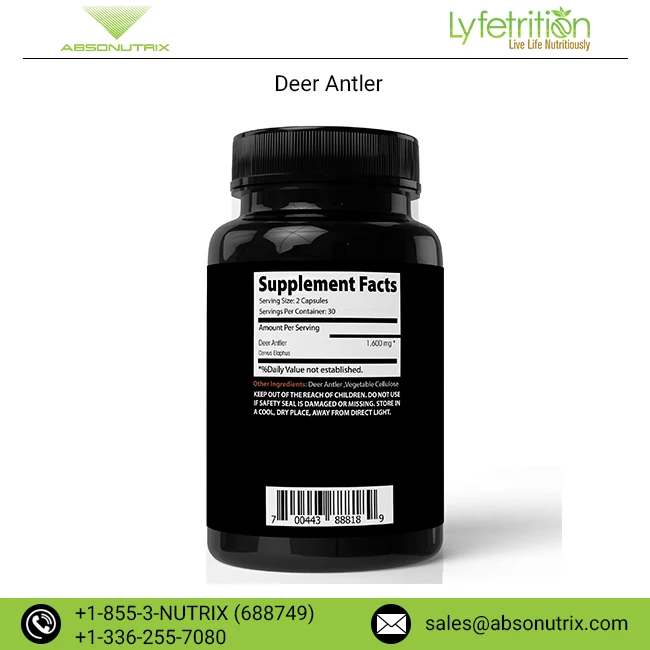 Highly Recommended Absonutrix Deer Antler Liquid Supplements
