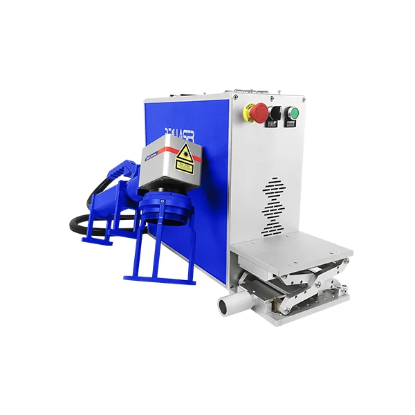 JPT 30w handheld mobile laser automatic DIY logo marking engraving machine for name card auto glass vin number wire and cable