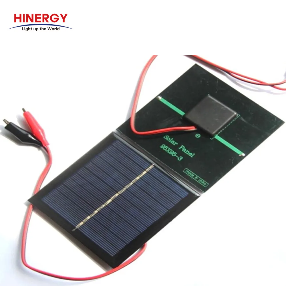 Hinergy зажим крокодил 5V 5 V 6V 9V 12V Индивидуальный Мини комплект солнечных панелей для