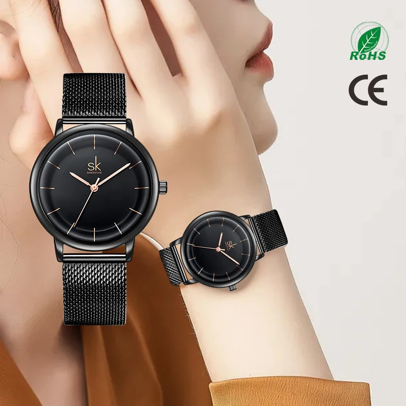 SHENGKE  Luxury Men Women Watches K0110L Luxury Casual Lady Wrist Watch from SK Brand China Original Wach Factory Accept OEM