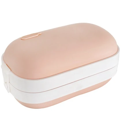 Factory direct sale of portable ceramic inner tank electric heating lunch box can steam rice