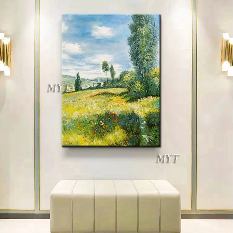 
Spring Landscape Beautiful Abstract Oil Painting Art Modern Home Wall Decor Paintings 