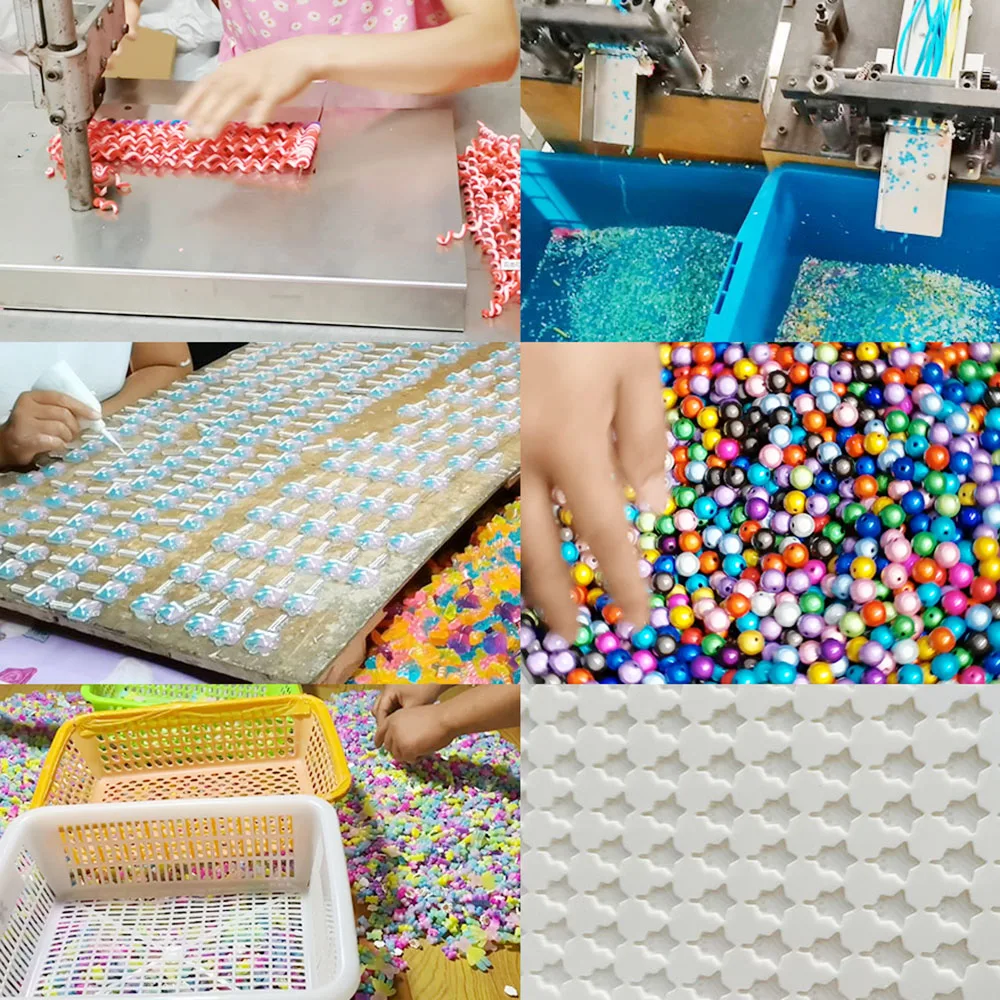 Sweet Candy Sprinkles Art Craft Kits for Kids Cute Soft Polymer Bead Mud Toy Clay Material Valentine Day Gift